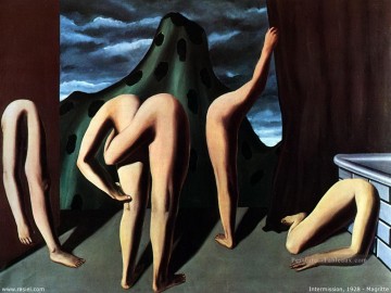 intermedio 1928 René Magritte Pinturas al óleo